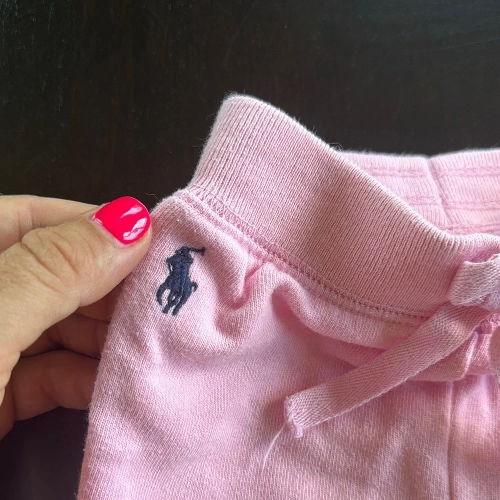 Ralph Lauren Pink Joggers Soft and Relaxed Fit